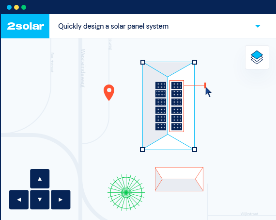 Design a solar panel lay-out plan